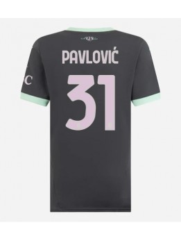 AC Milan Strahinja Pavlovic #31 Replika Tredje Kläder Dam 2024-25 Kortärmad